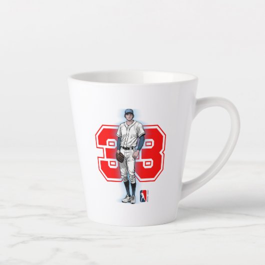Baseball Stars & Stripes | Tasse à Latte (Droite)