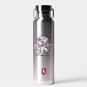 Baseball Stars & Stripes   Thor Koper Vacuum Waterfles