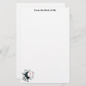 Baseball Stationery Briefpapier (Voorkant / Achterkant)