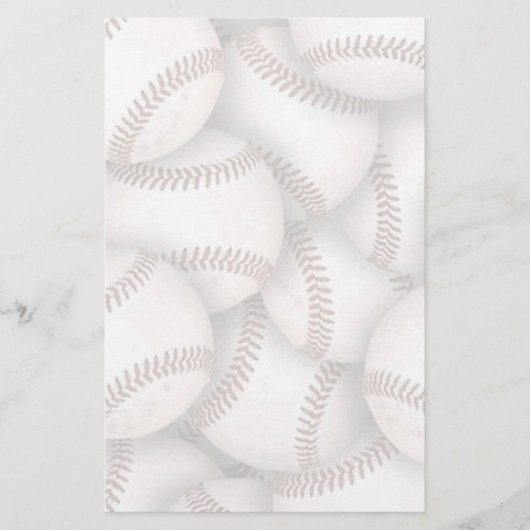 Baseball Stationery Briefpapier (Voorkant)