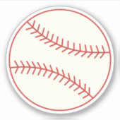 Baseball Sticker (Voorkant)