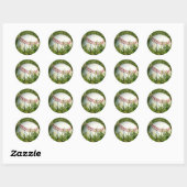 Baseball-stickers Ronde Sticker (Vel)