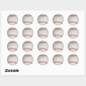 Baseball-stickers Ronde Sticker (Vel)