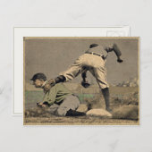 Baseball  stijl briefkaart (Voorkant / Achterkant)