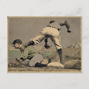 Baseball  stijl briefkaart
