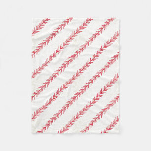 Baseball Stitch Fleece Blanket