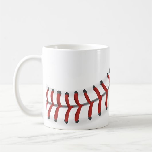 Baseball Stitch Mok (Links)