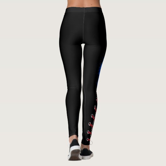 Baseball Stitches 2018 Leggings (Achterkant)