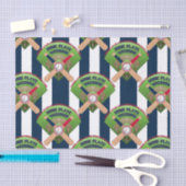 Baseball Stitches Home Bord Wedding 3-WARE WRAP Tissuepapier (Craft)