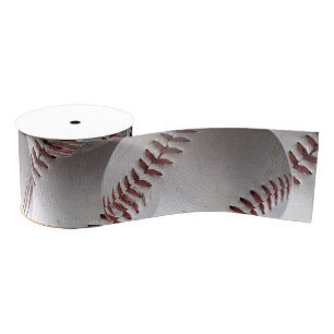 Baseball Stitches Red Grosgrain Lint