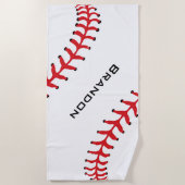Baseball Stitching Design Beach Towel Strandlaken (Voorkant)