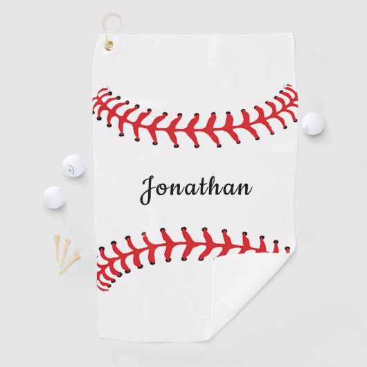 Baseball Stitching Design Golf Towel Golfhanddoek (Insitu)