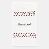 Baseball Stitching Design Guest Towel Napkin Servet (Voorkant)