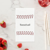 Baseball Stitching Design Guest Towel Napkin Servet (Insitu)