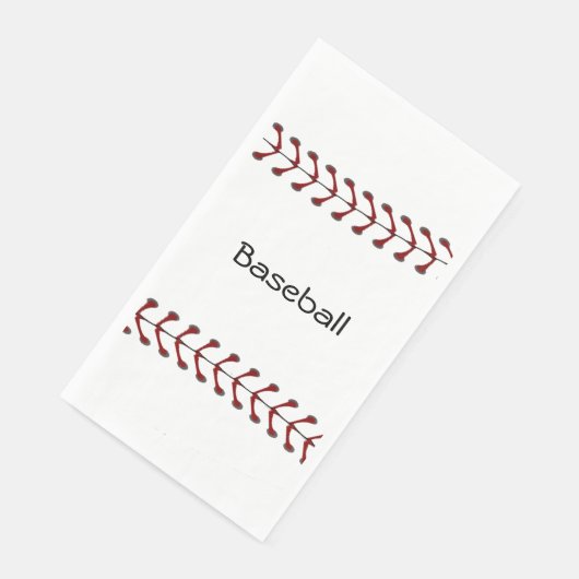 Baseball Stitching Design Guest Towel Napkin Servet (Hoek)