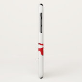 Baseball Stitching Design iPhone X Hoesje (Achterkant/links)