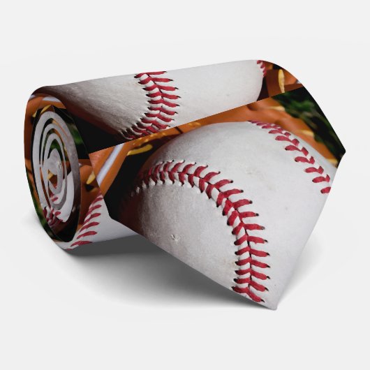 Baseball Stropdas (Opgerold)