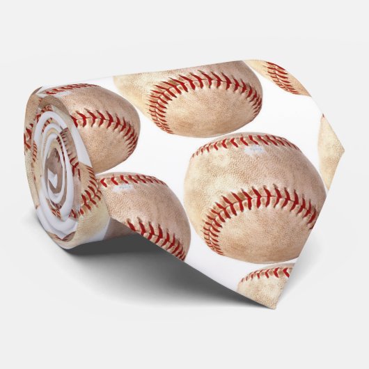 Baseball Stropdas (Opgerold)