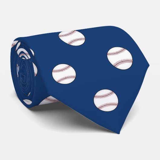Baseball Stropdas (Opgerold)