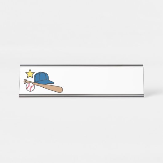 Baseball Stuff Bureau Naambordje (Voorkant)