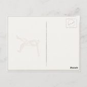 Baseball  Style Briefkaart (Achterkant)