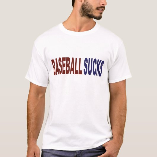Baseball Sucks T-shirt (Voorkant)