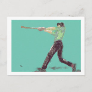 Baseball Swing Briefkaart