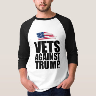 Baseball T-shirt - Strijd tegen Trump