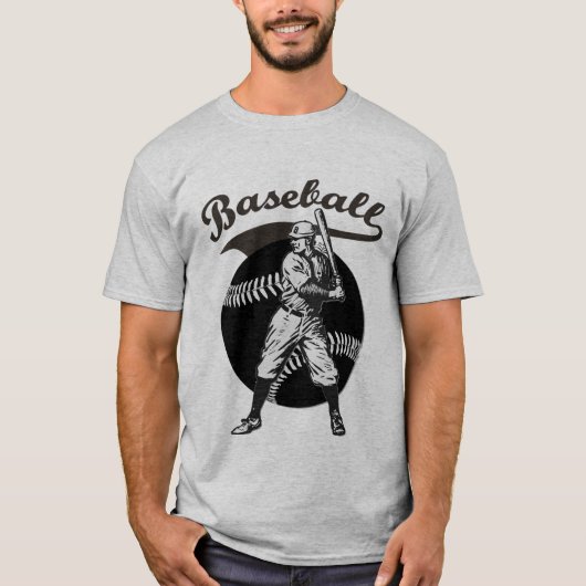 Baseball : T-shirt Vintage (Devant)