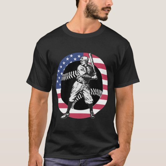 Baseball : T-shirt Vintage (Devant)