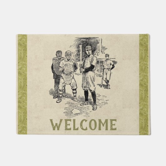 Baseball : Tapis de porte des joueurs (Devant)