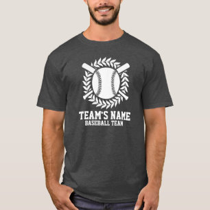 Baseball-team aanpassen t-shirt