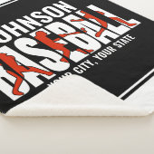 Baseball Team ADD NAAM Kampioen Speler Sherpa Deken (3/4)