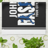 Baseball Team ADD NAAM Kampioen Speler Theedoek (Gevouwen)