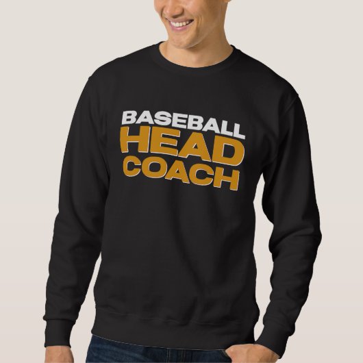 Baseball Team Head Coach Trui (Voorkant)