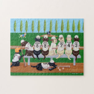 Baseball Team Labradors Legpuzzel