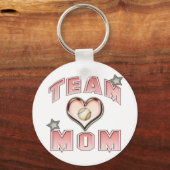 Baseball Team Mam Sleutelhanger (Voorkant)