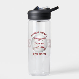 Baseball team naam kinder tiener gepersonaliseerde waterfles