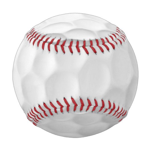 Baseball Texture de balle de golf blanche gaufree (Devant)