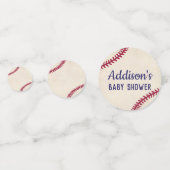 Baseball Thema Baby shower Tafel Confetti (Achterkanten)