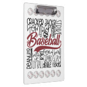 Baseball thema klembord (Rechts)