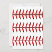 Baseball Theme Birthday (Achterkant)