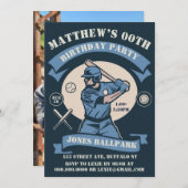 Baseball Theme Birthday (Voorkant / Achterkant)