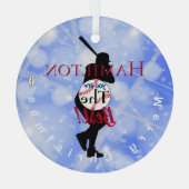 Baseball Theme Ornament HAMbWG (Achterkant)