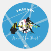 Baseball Theme Sticker HAMbyWG (Voorkant)