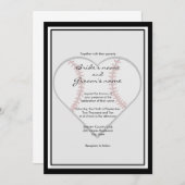 Baseball Theme Weddenschappen Uitnodigingen (Voorkant / Achterkant)