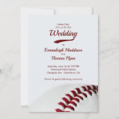 Baseball Theme Weddenschappen Uitnodigingen (Voorkant)