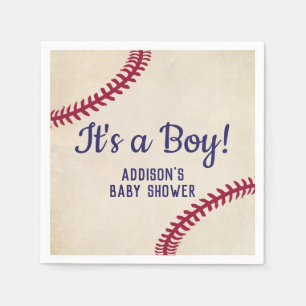 Baseball Thgerespecteerd Baby shower Napkins Servet