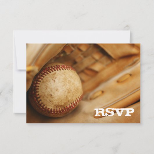 Baseball Thmed RSVP (Voorkant)