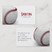 Baseball Thormed Visitekaartje (Voorkant / Achterkant)